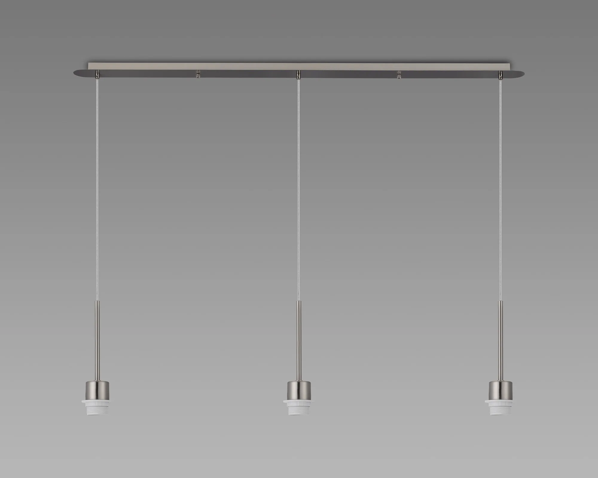 Carrie Satin Nickel Ceiling Lights Deco Linear Fittings